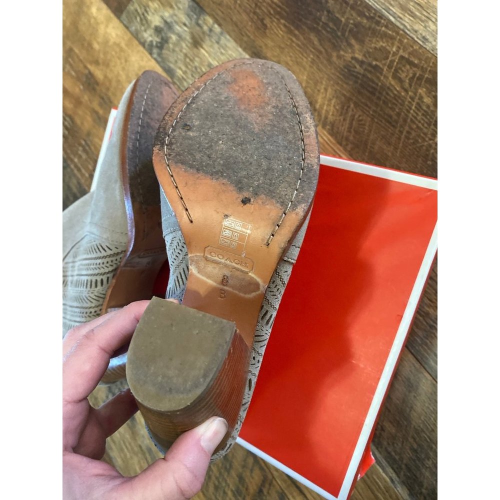 Coach Honey Suede Sahara‎ Booties - Picture 8 of 9